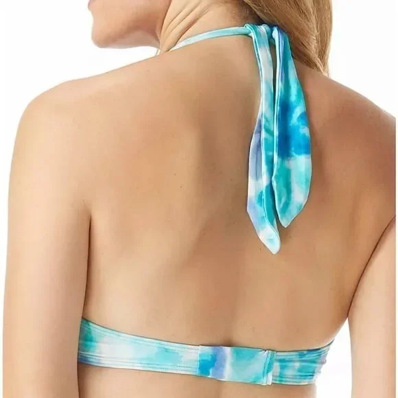 - COCO REEF  Contours Cameo Printed Bra-Sized Halter Bikini Top 8/ 32C New… - Picture 5 of 11